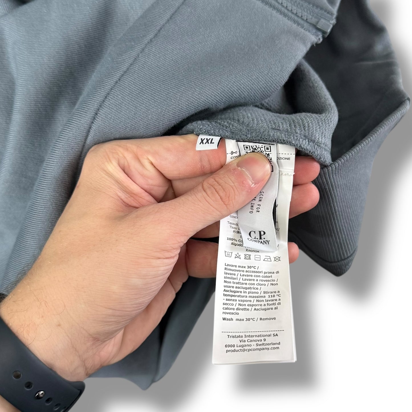 CP Company Goggle Zip Hoodie (XXL, 25.5”)