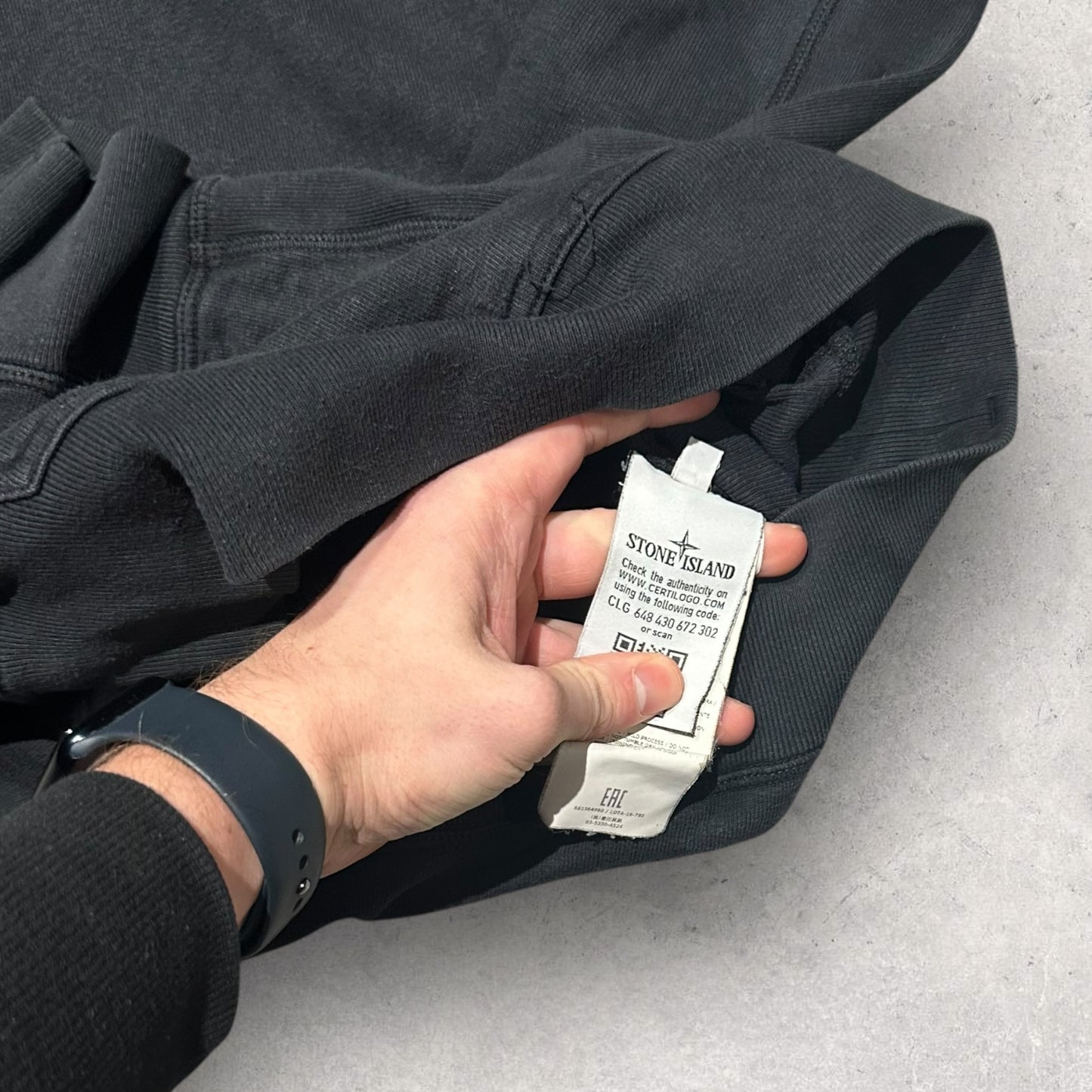 Stone Island Hoodie - (S 20”)
