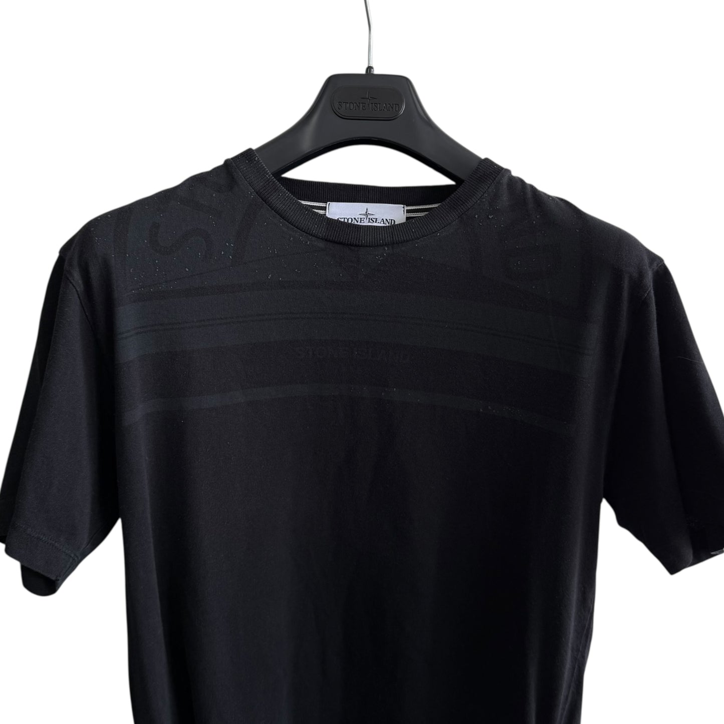 Stone Island Black T-shirt (M, 20”)