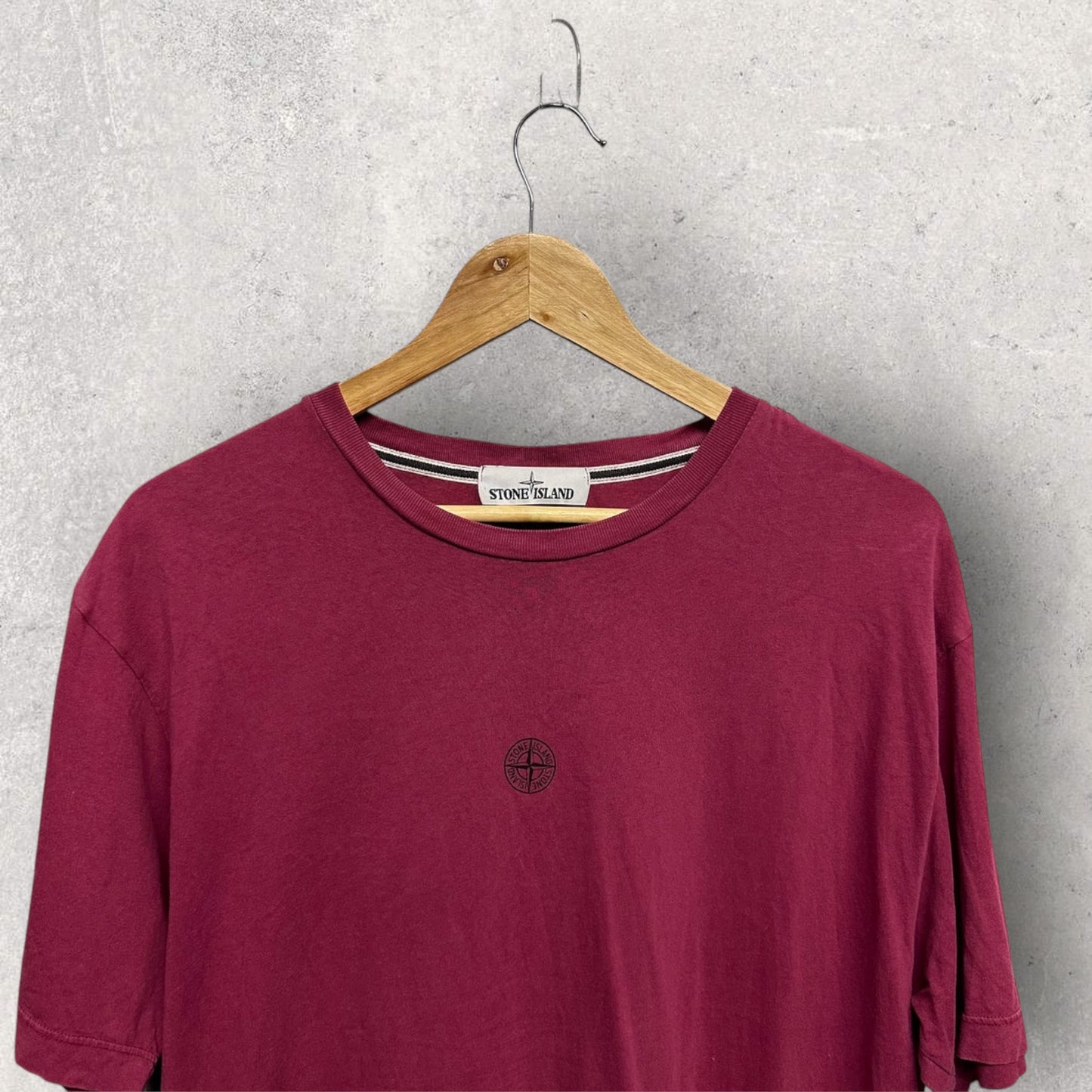 Stone Island Claret T-shirt (XL, 23”)