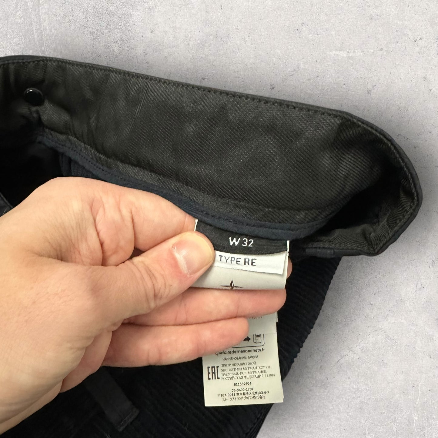 Stone Island Corduroy Cargos (32 Waist)