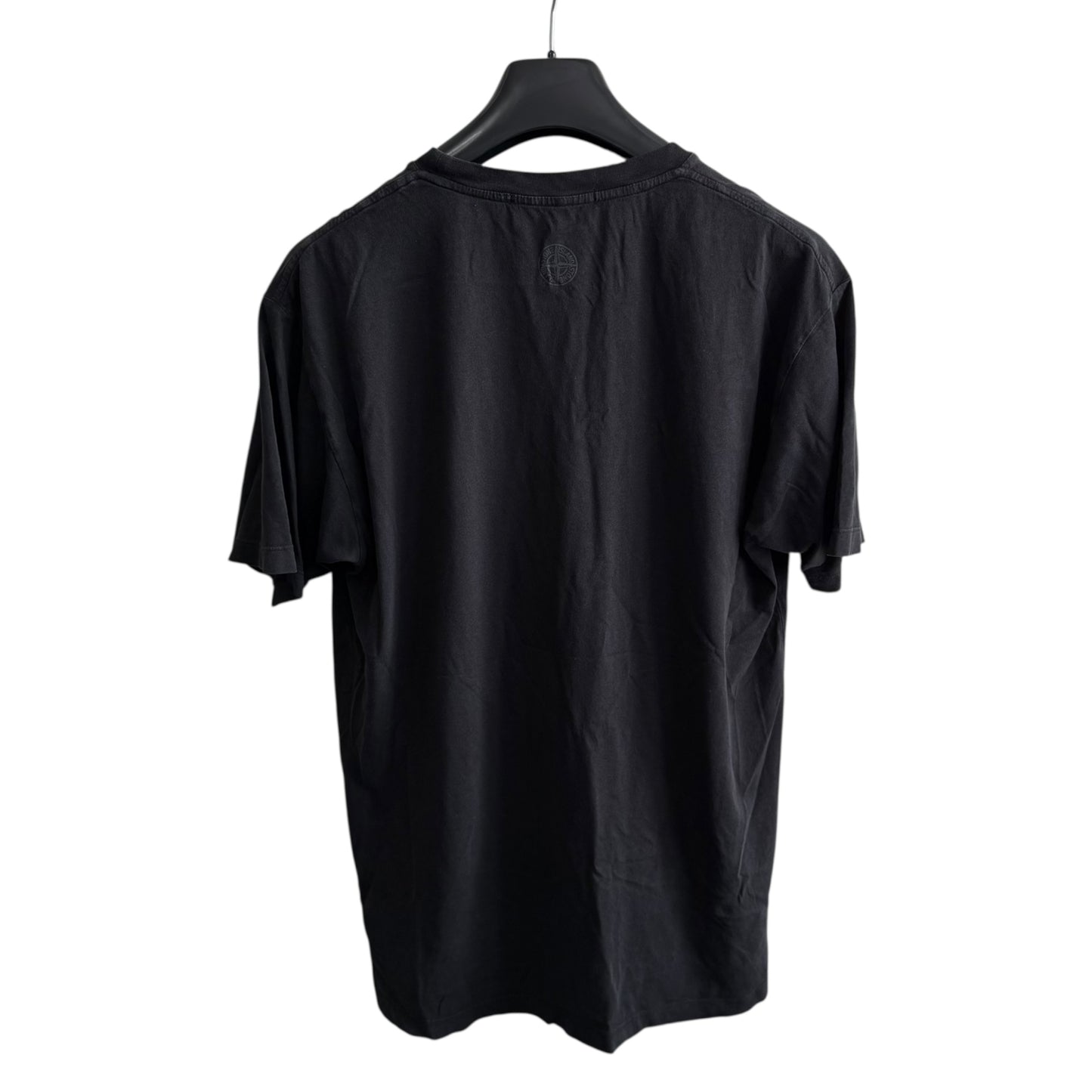 Stone Island Black T-shirt (L, 21.5”)