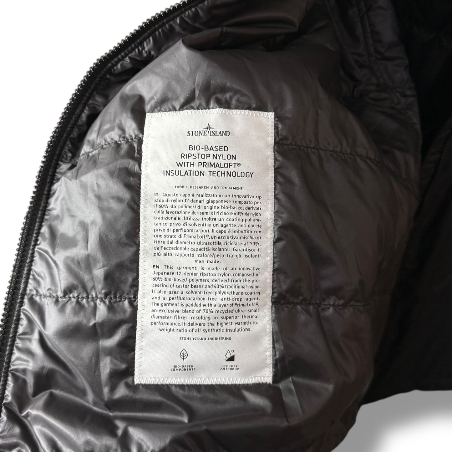Stone Island Bio Ripstop Primaloft Jacket (M, 23”)