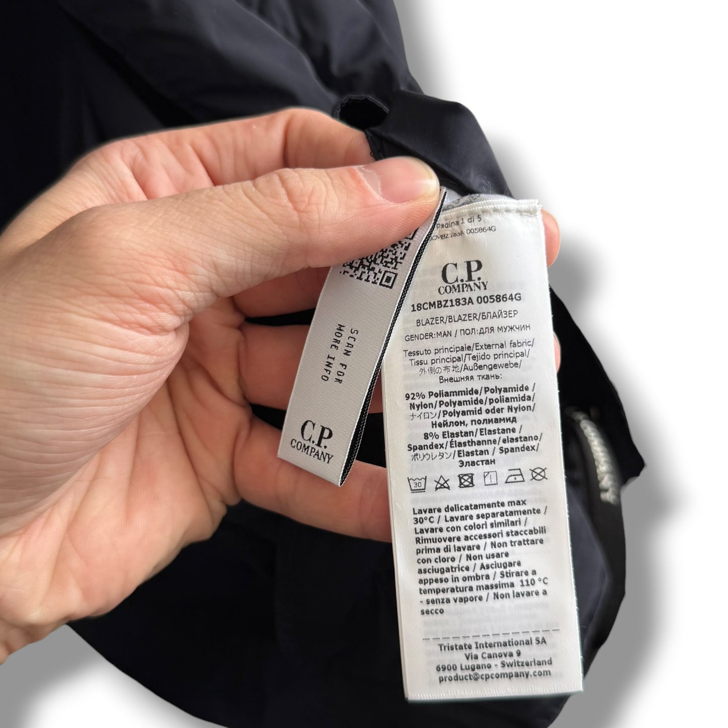 CP Company Nycra-R Overshirt (XL, 25”)