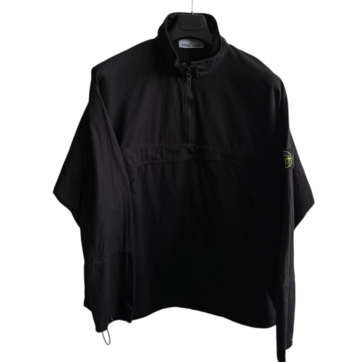 Stone Island 1/4 Zip Smock (L, 25.5”)