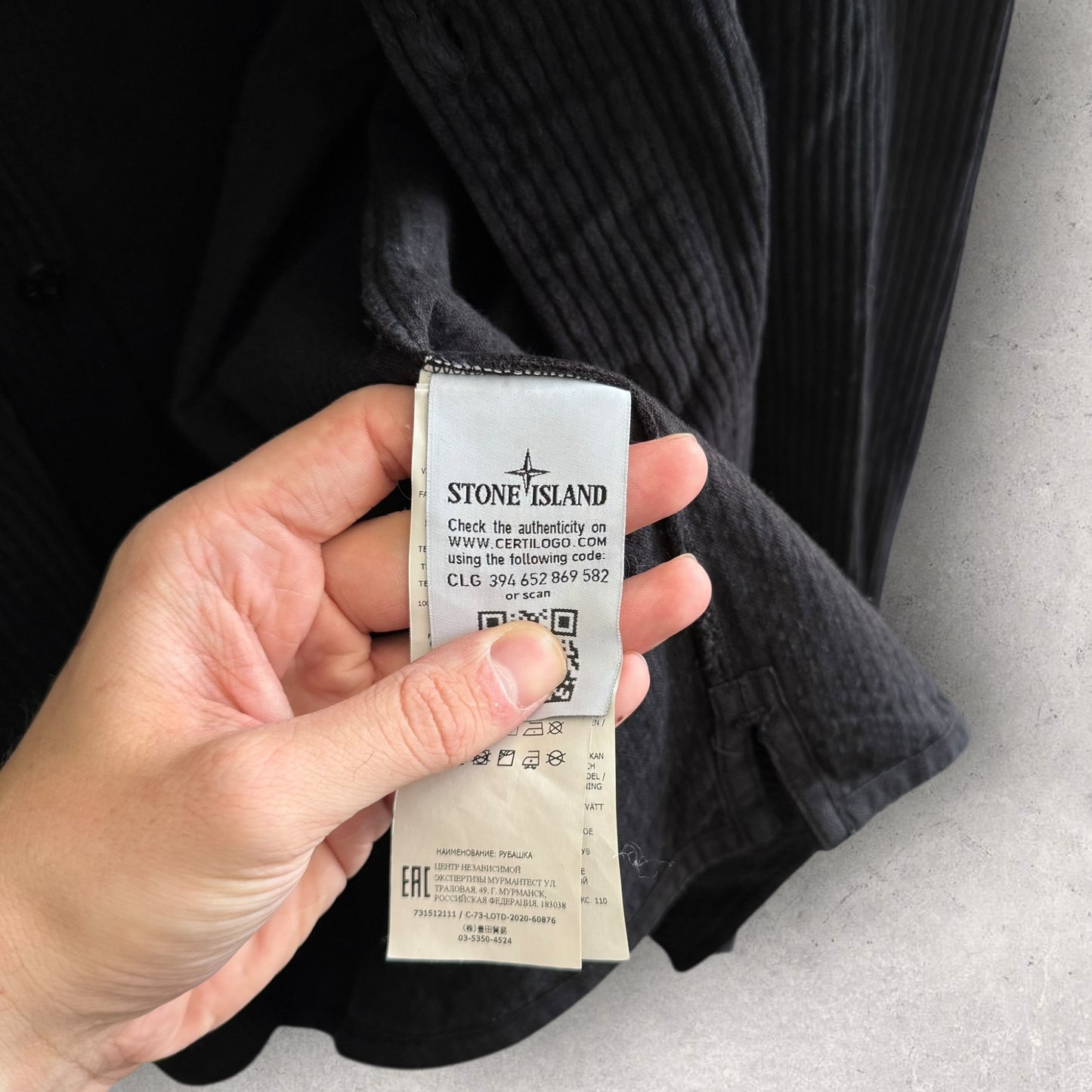 Stone Island Corduroy Overshirt (3XL, 26.5”)