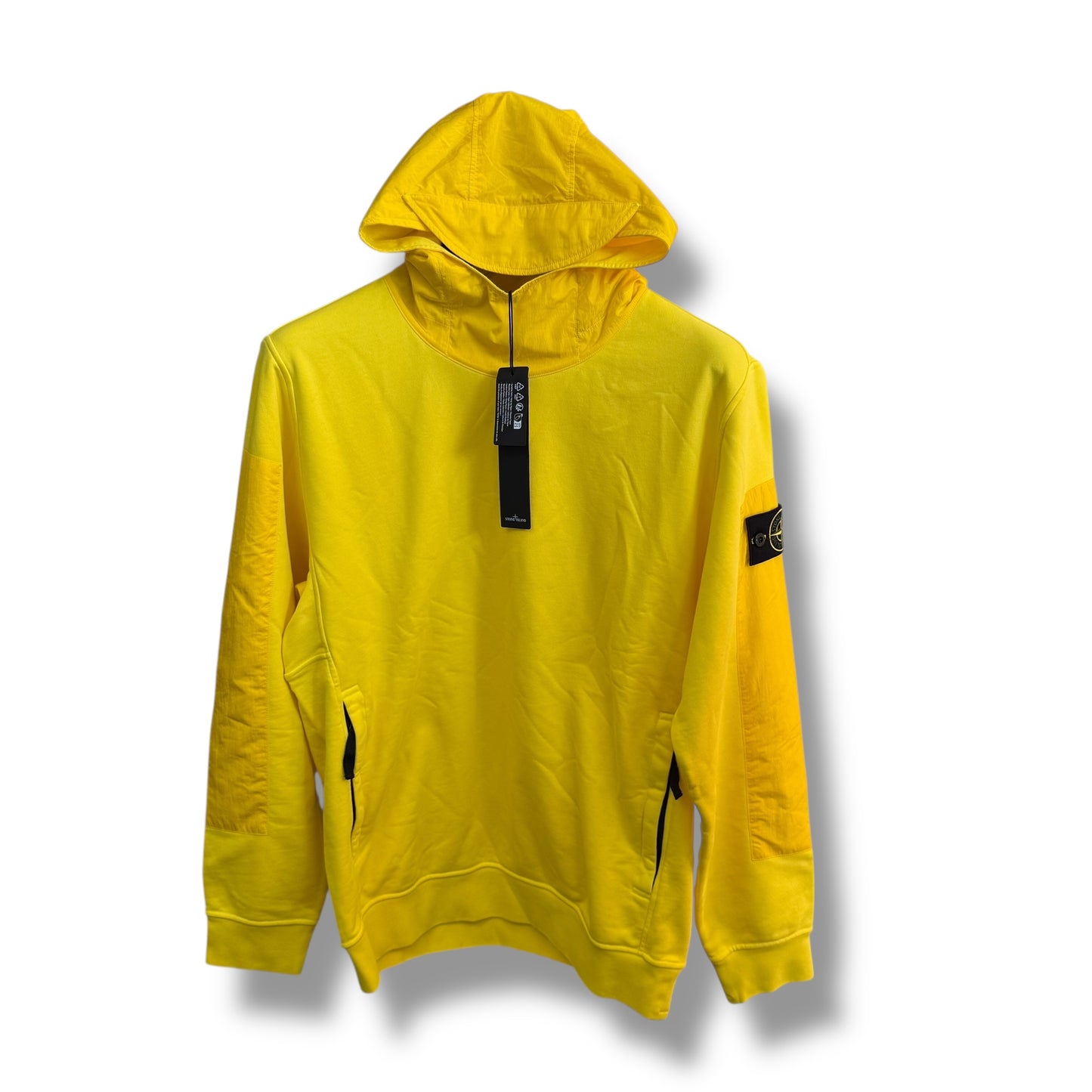 Stone Island Nylon Metal Hoodie (L, 23.5”)