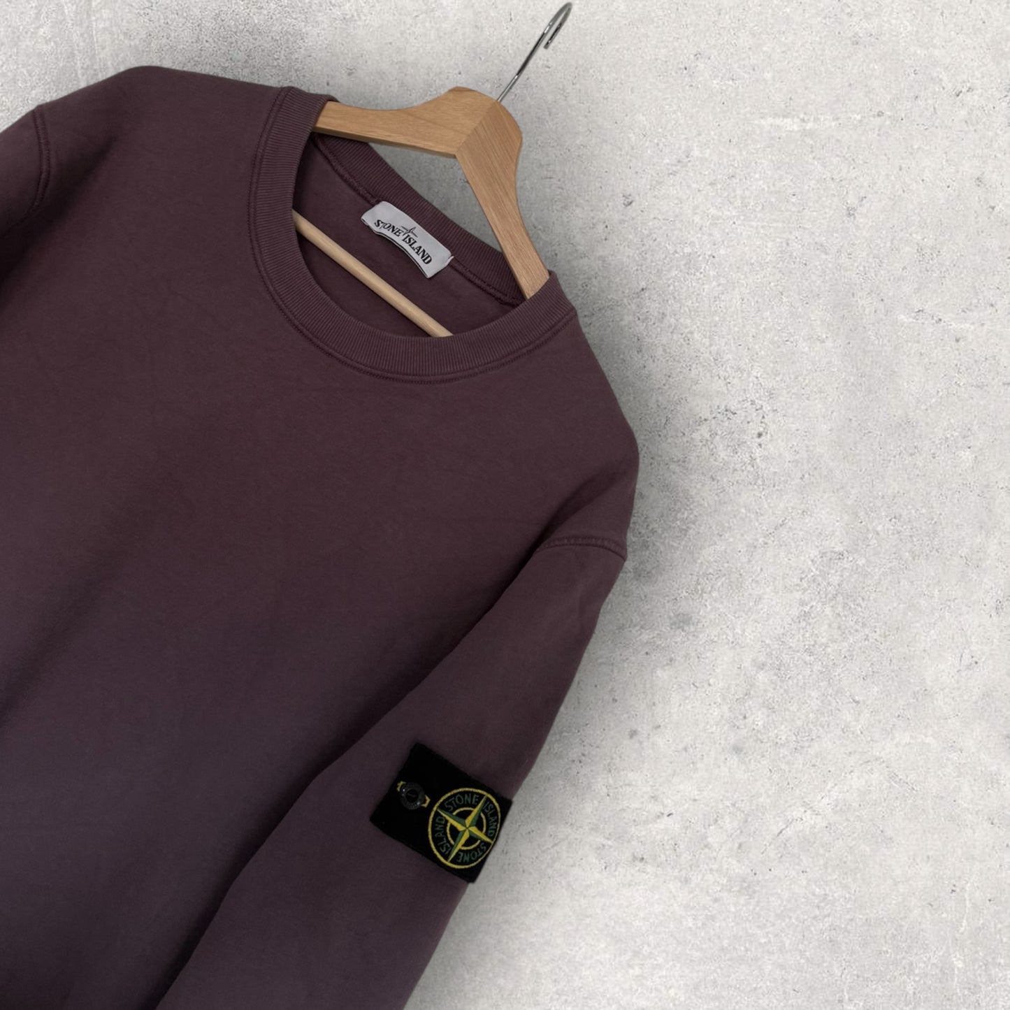 Stone Island Purple Sweatshirt (XL, 25”)