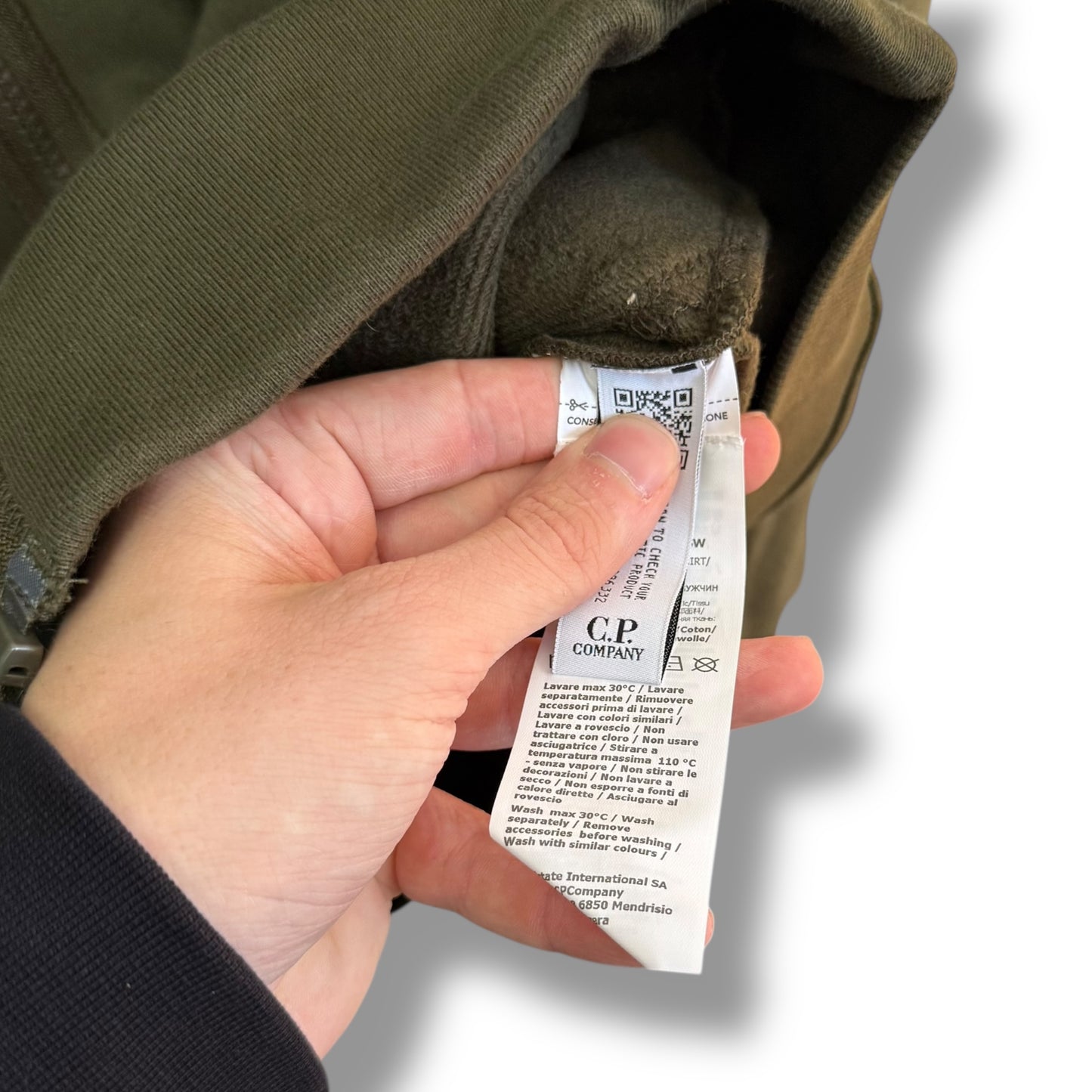 CP Company Goggle Zip Hoodie (L, 22.5”)