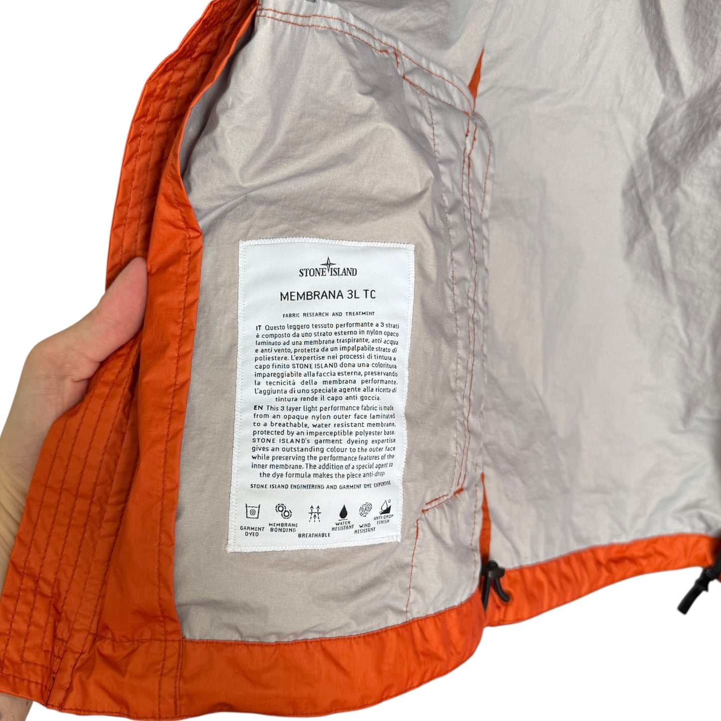 Stone Island Membrana 3L TC (M, 21.5”)