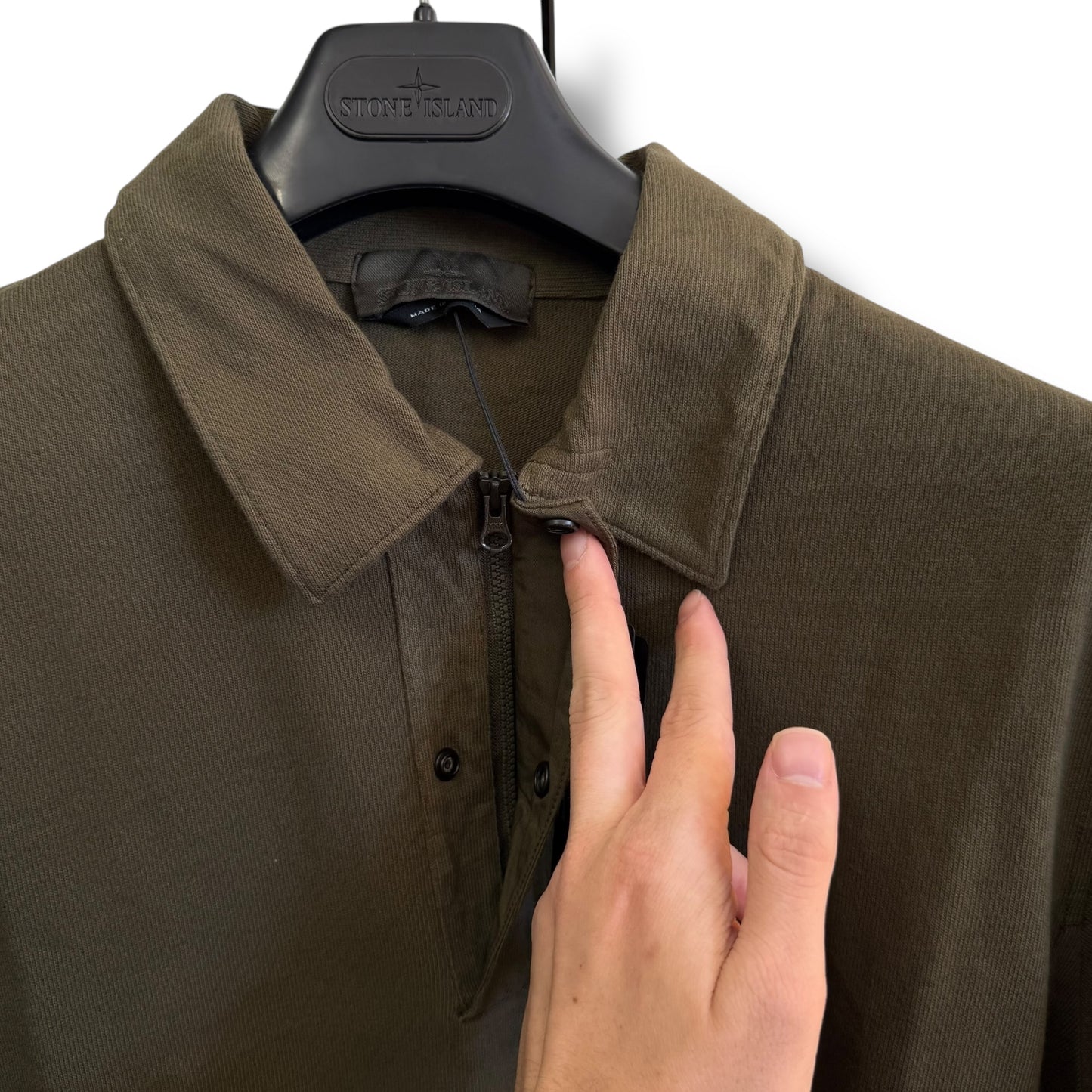 Stone Island Ghost 1/4 Zip (XL, 25”)