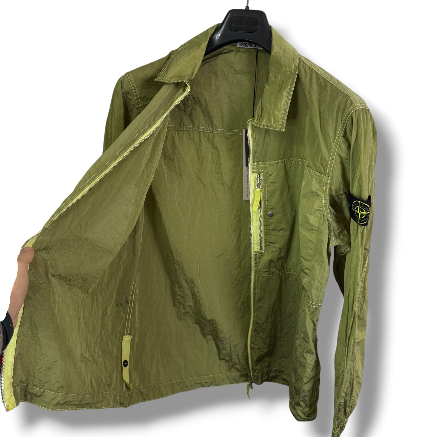 Stone Island Nylon Overshirt (XL, 23.5”)