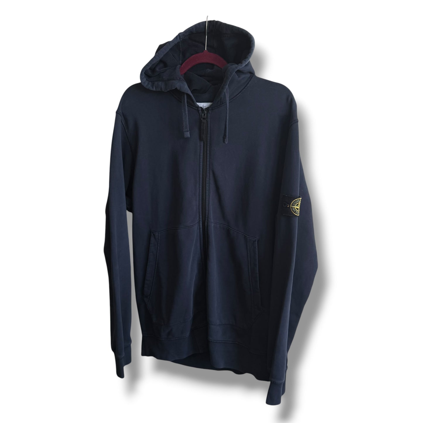 Stone Island Zip Hoodie (XXL, 25.5”)