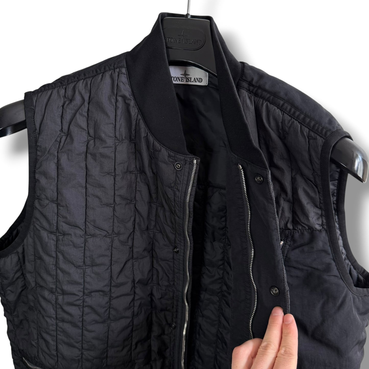 Stone Island Quilted Nylon Stella With Primaloft-TC (M, 23.5”)