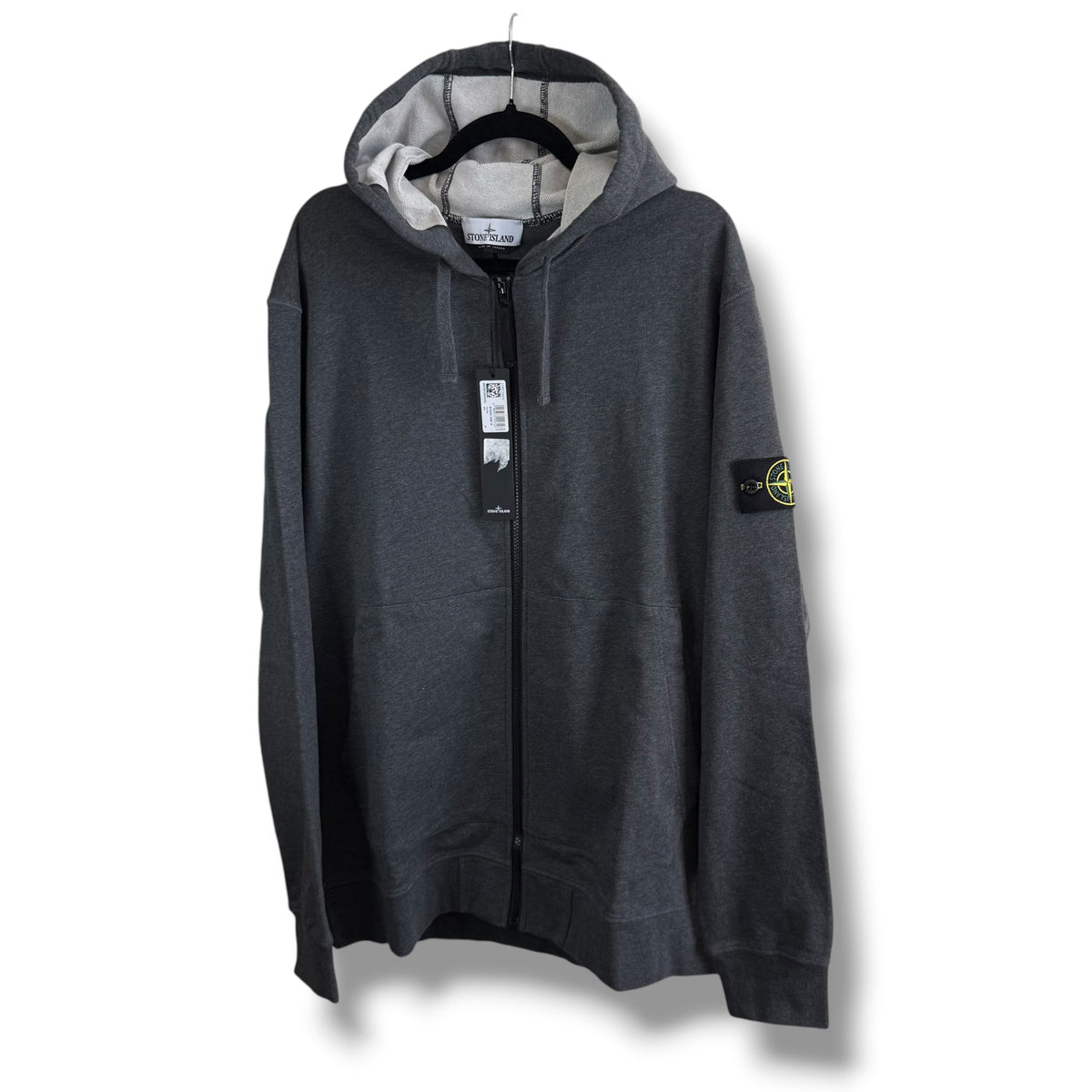 Stone Island Zip Hoodie (3XL, 27”)