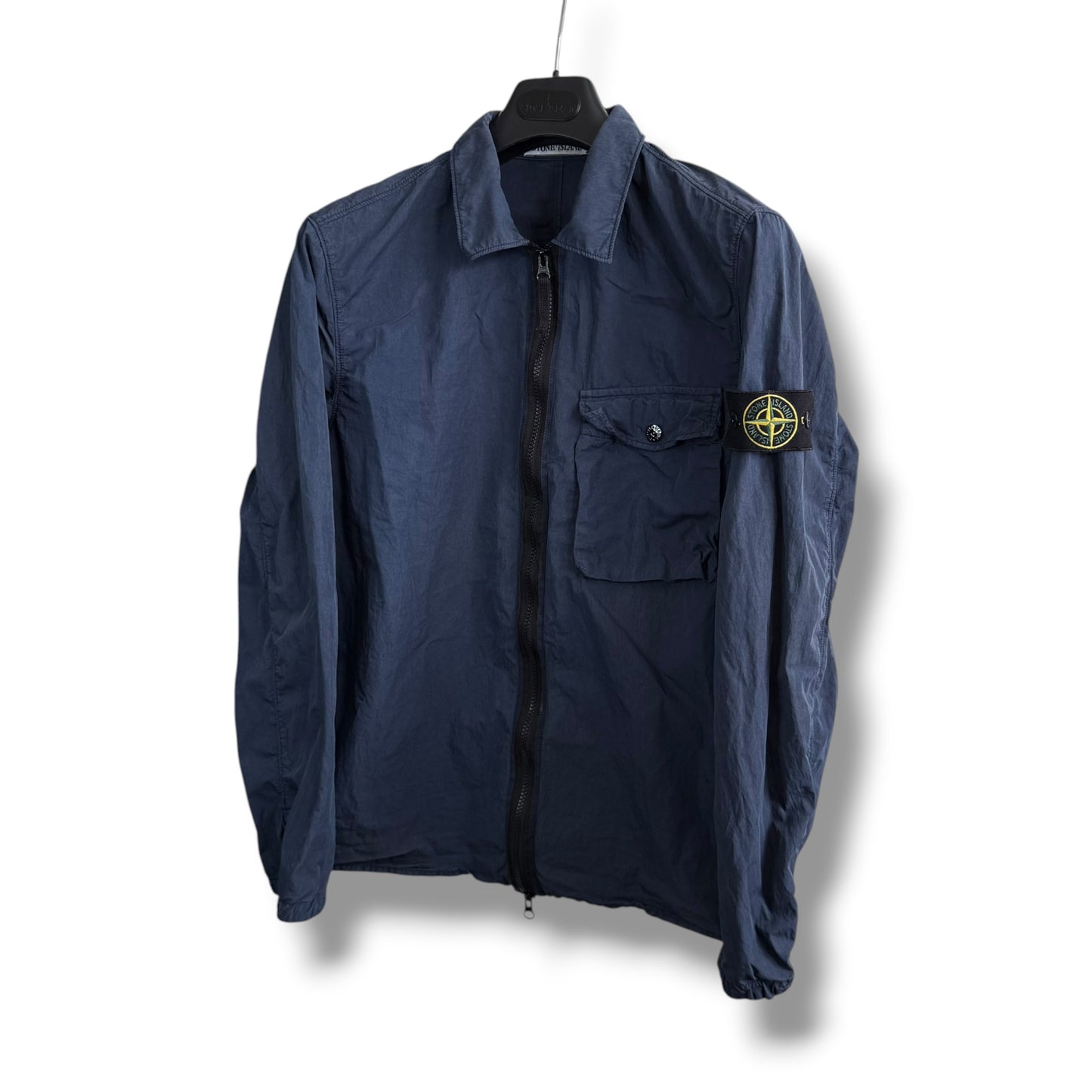 Stone Island Cotton / Polyamide Overshirt (M, 21.5”)
