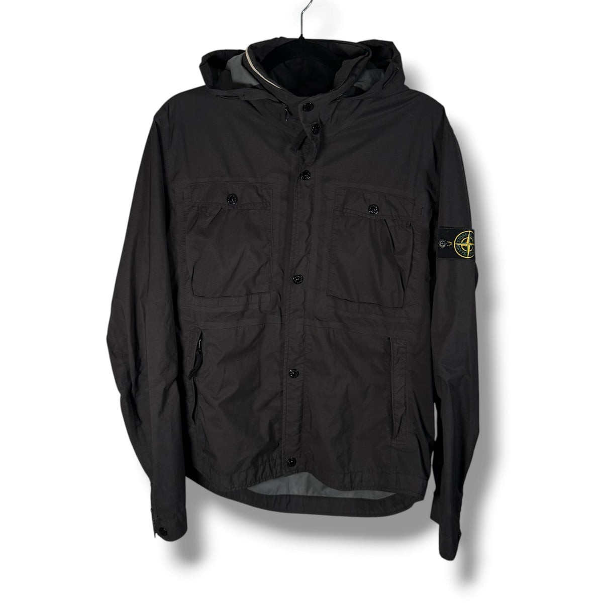 Stone Island Garment Dyed Performance Rip Stop Water Proof Jacket (M, 22”)