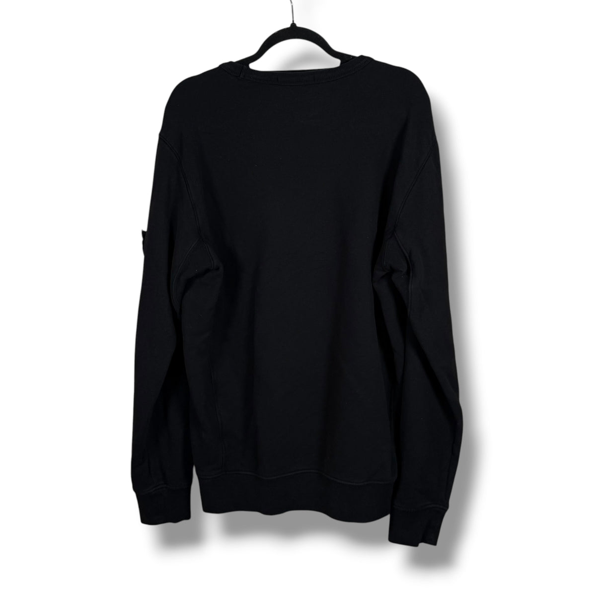 Stone Island Black Sweatshirt (XL, 24.5”)