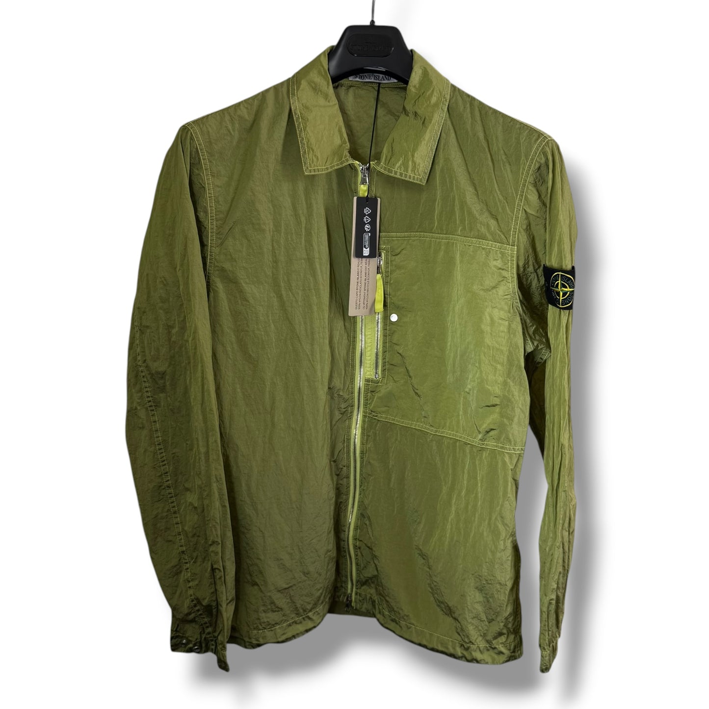 Stone Island Nylon Overshirt (XL, 23.5”)