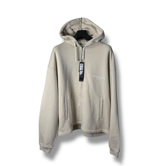 Stone Island Marina Heavy Thick Cotton Zip Hoodie (XL, 27”)