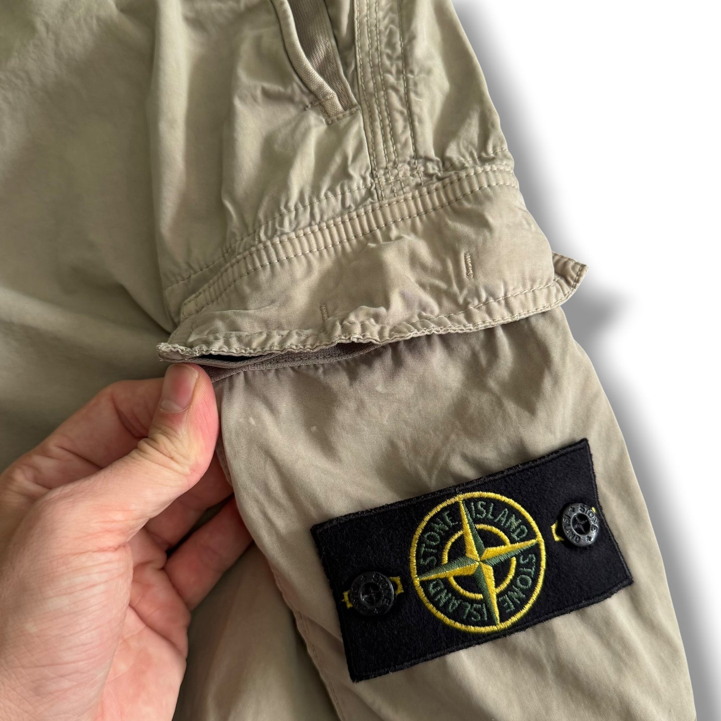 Stone Island Beige Cargo Shorts (32”)