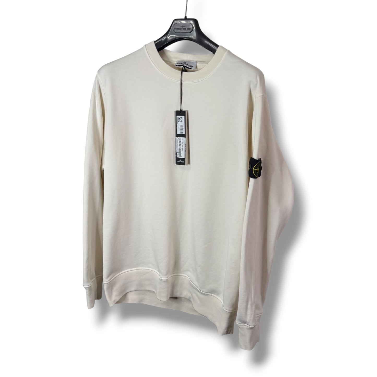 Stone Island Cream Sweatshirt (2XL, 26.5”)