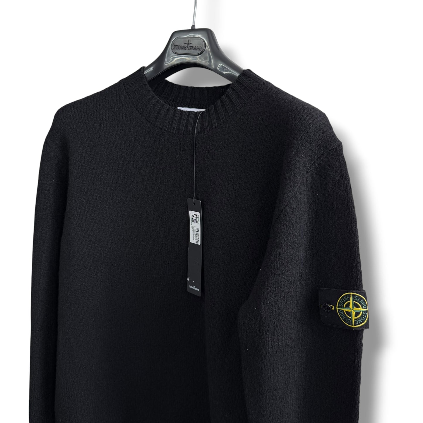Stone Island Chunky Wool Crewneck Sweatshirt (XL, 24.5”)