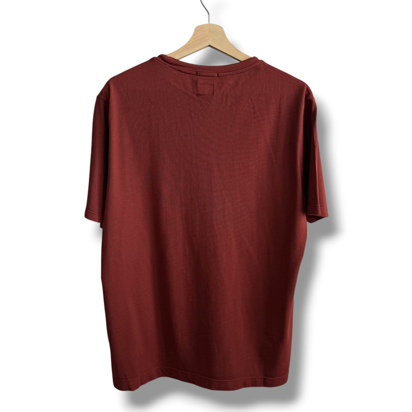 CP Company Burgundy T-shirt (L, 21.5”)