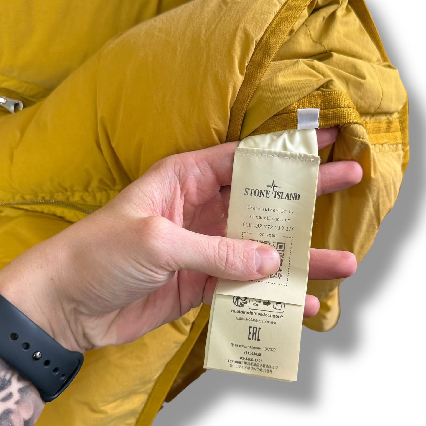 Stone Island Seamless Tunnel Nylon Down-TC (3XL, 29”)