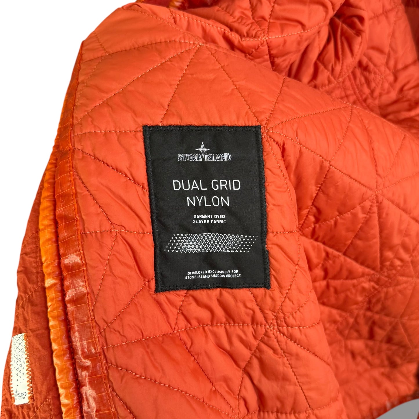 Stone Island Shadow Project Dual Grid Nylon Parka (M, 22.5”)