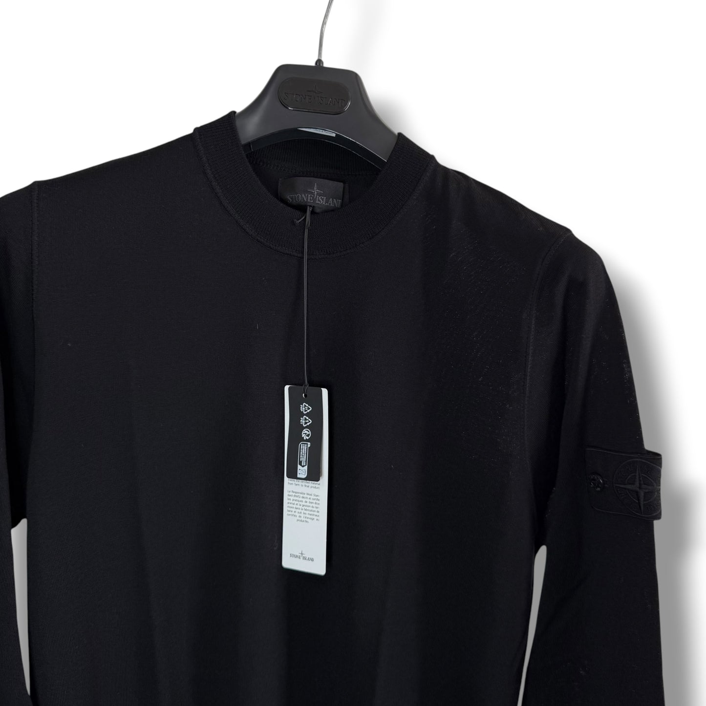 Stone Island Ghost Light Wool Knitted Pullover (M, 21.5”)