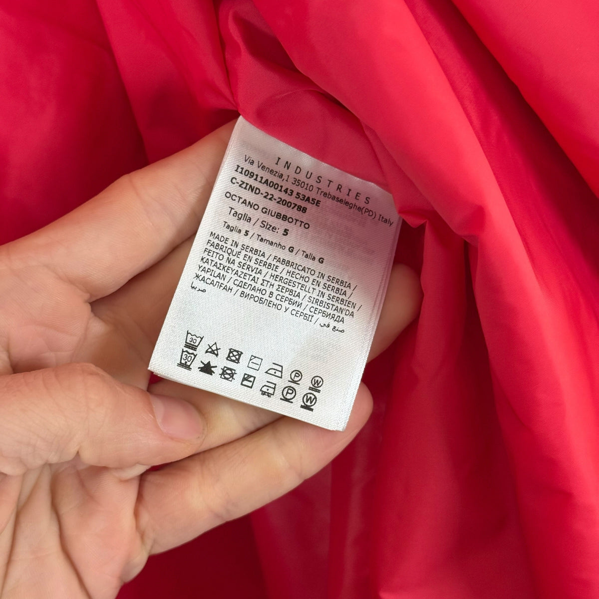 Moncler Octano Nylon Jacket (Size 5, 25.5”)