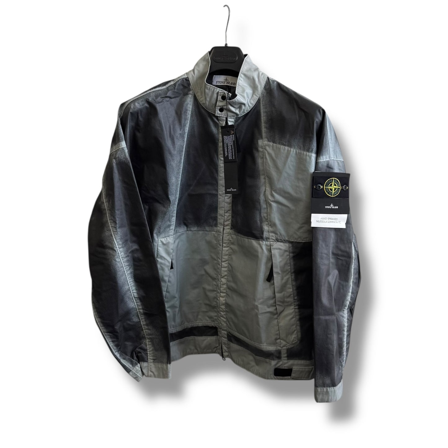 Stone Island Hand Sprayed Mussola Gommata-TC (XL, 25”)