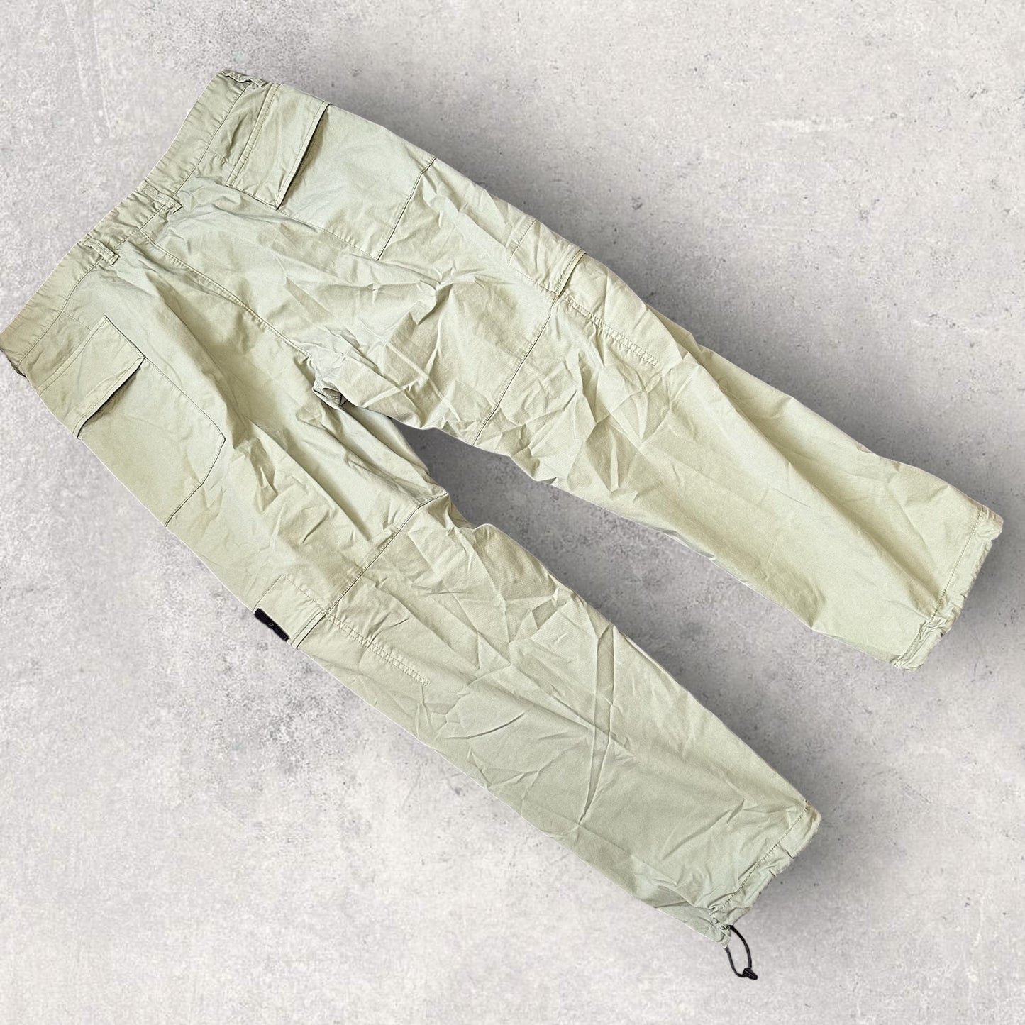 Stone Island Green Parachute Cargos BNWT 36