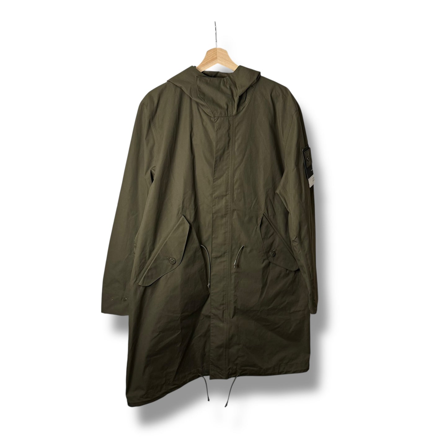 Stone Island O’Ventile Ghost Piece Parka (L, 25”)