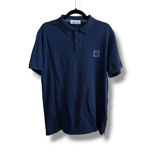Stone Island Blue Polo (XXL, 23”)