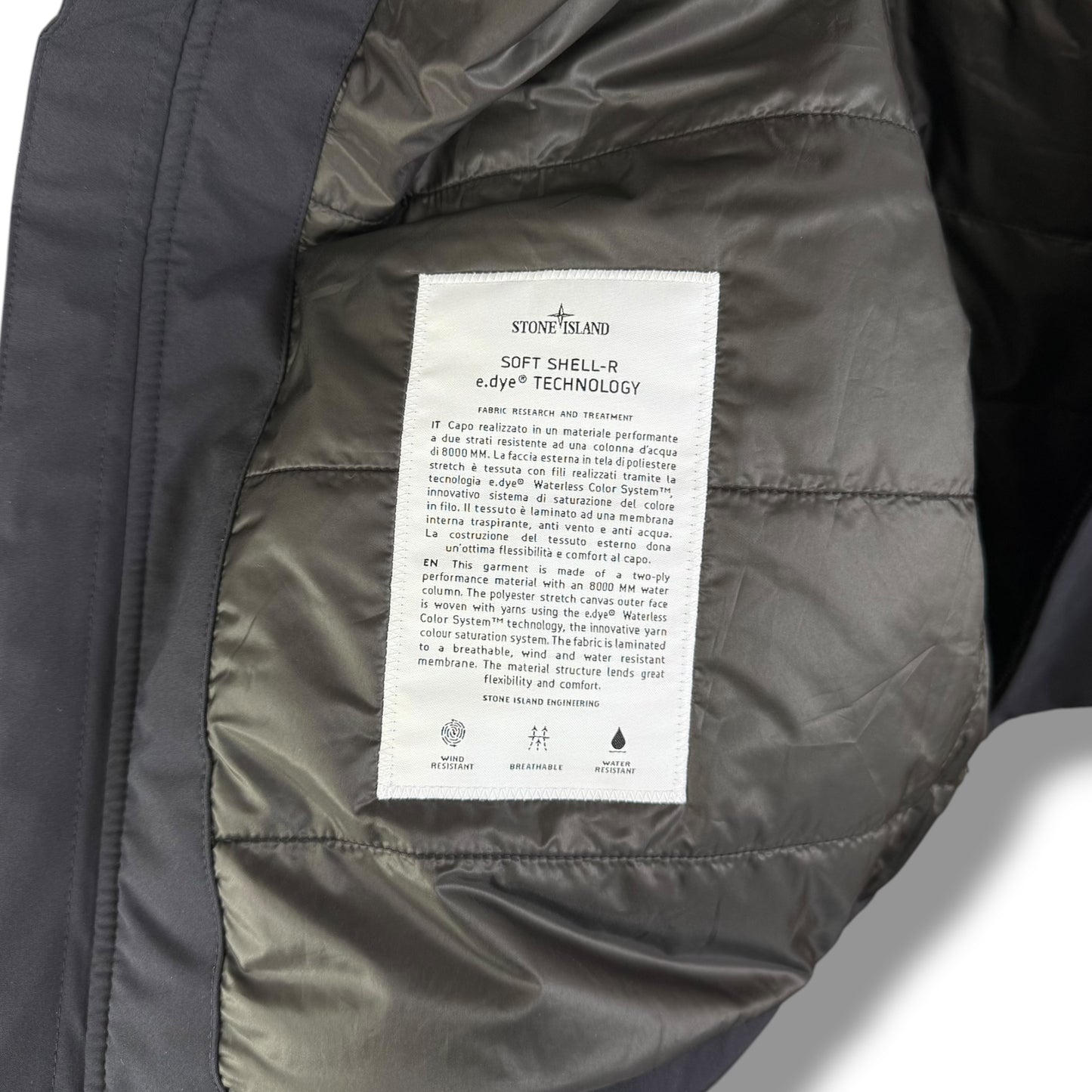 Stone Island Primaloft Insulated Soft Shell-R (M, 23”)