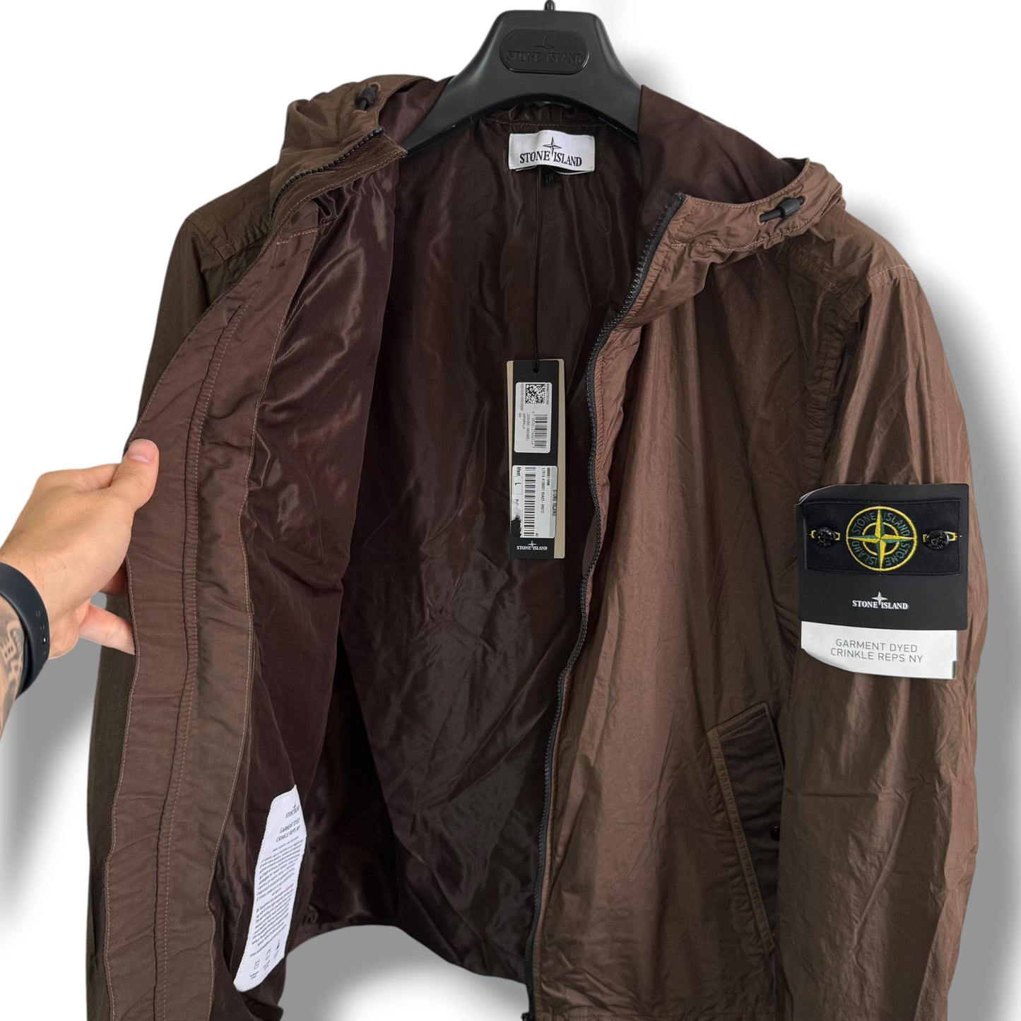 Stone Island Garment Dyed Crinkle Reps (L, 23.8”)