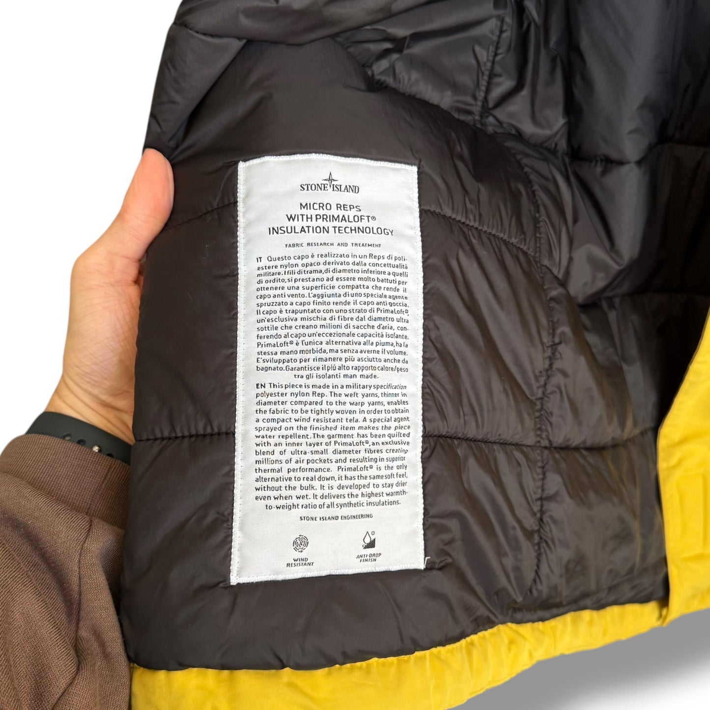 Stone Island Micro Reps With Primaloft (S, 21.5”)