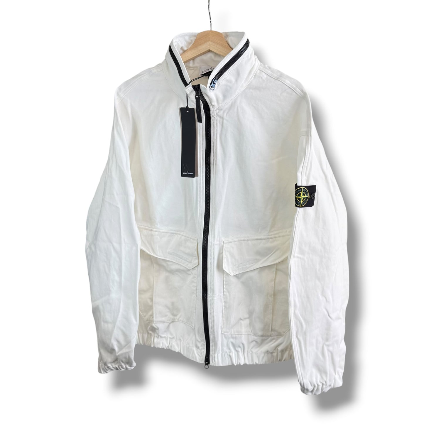 Stone Island Organic Panama Cotton + Nylon Jacket (Multiple Sizes)