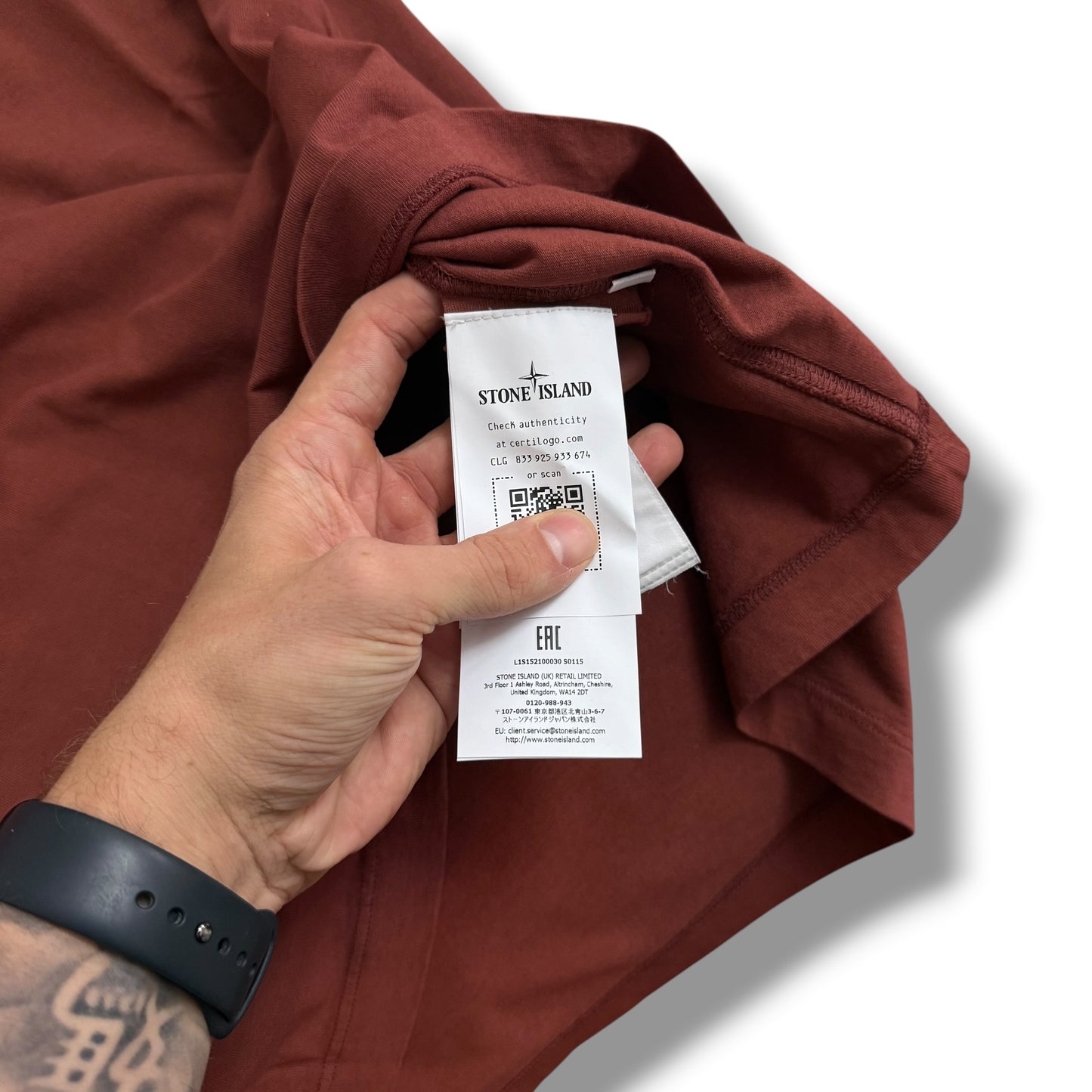 Stone Island Combed Organic Patch T-Shirt (Multiple Sizes)