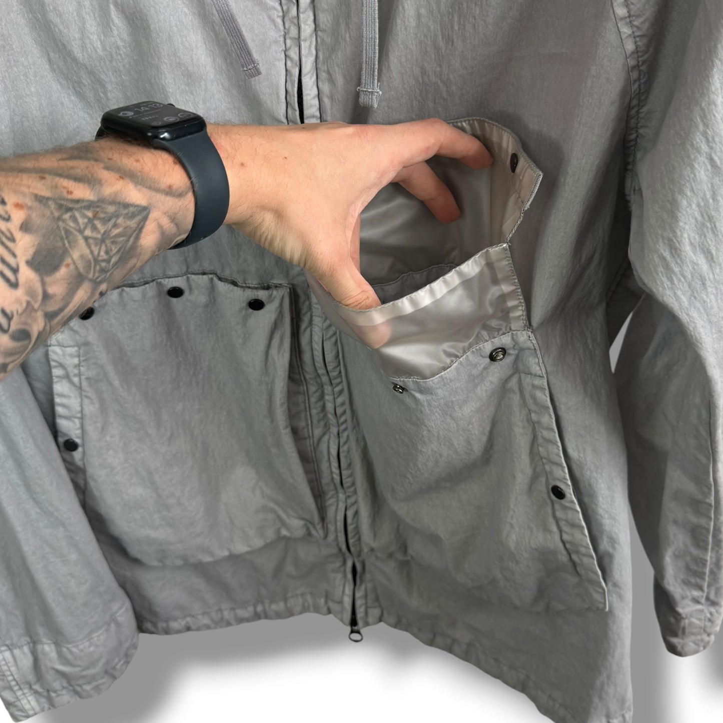 CP Company 50 Fili Gum Mixed Jacket (XL, 23.5”)