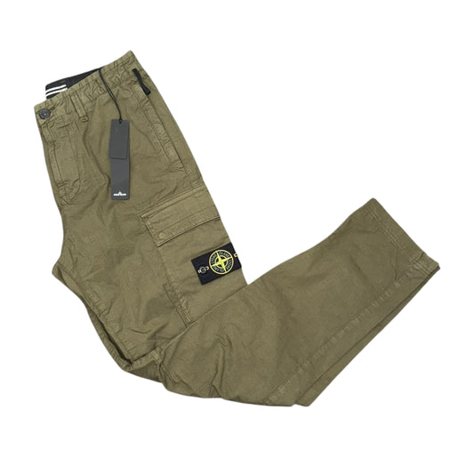 Stone Island Khaki Cargos (30 Waist)
