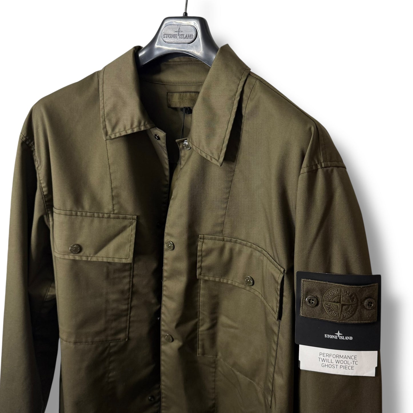 Stone Island Performance Twill Wool-TC Ghost Piece (XXL, 26.5”)
