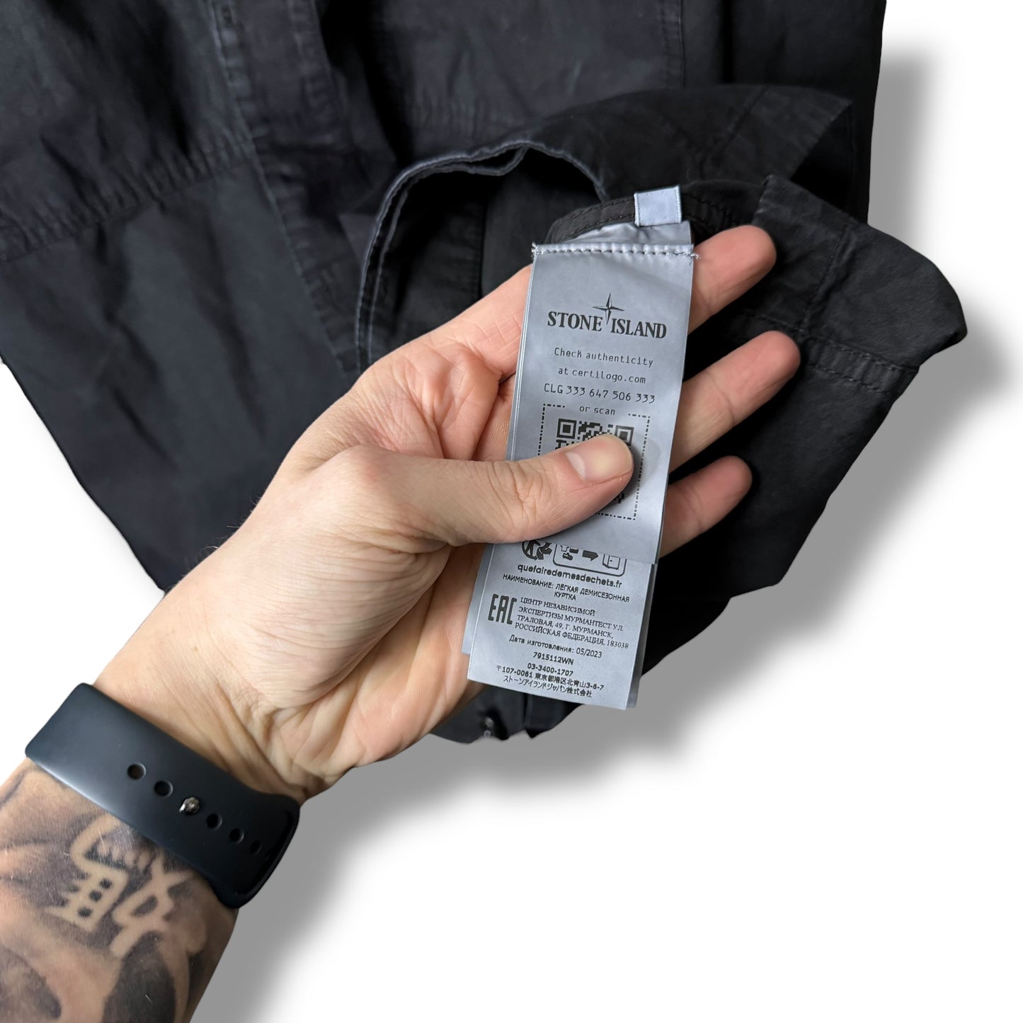 Stone Island Buttoned Overshirt (XXL, 27”)