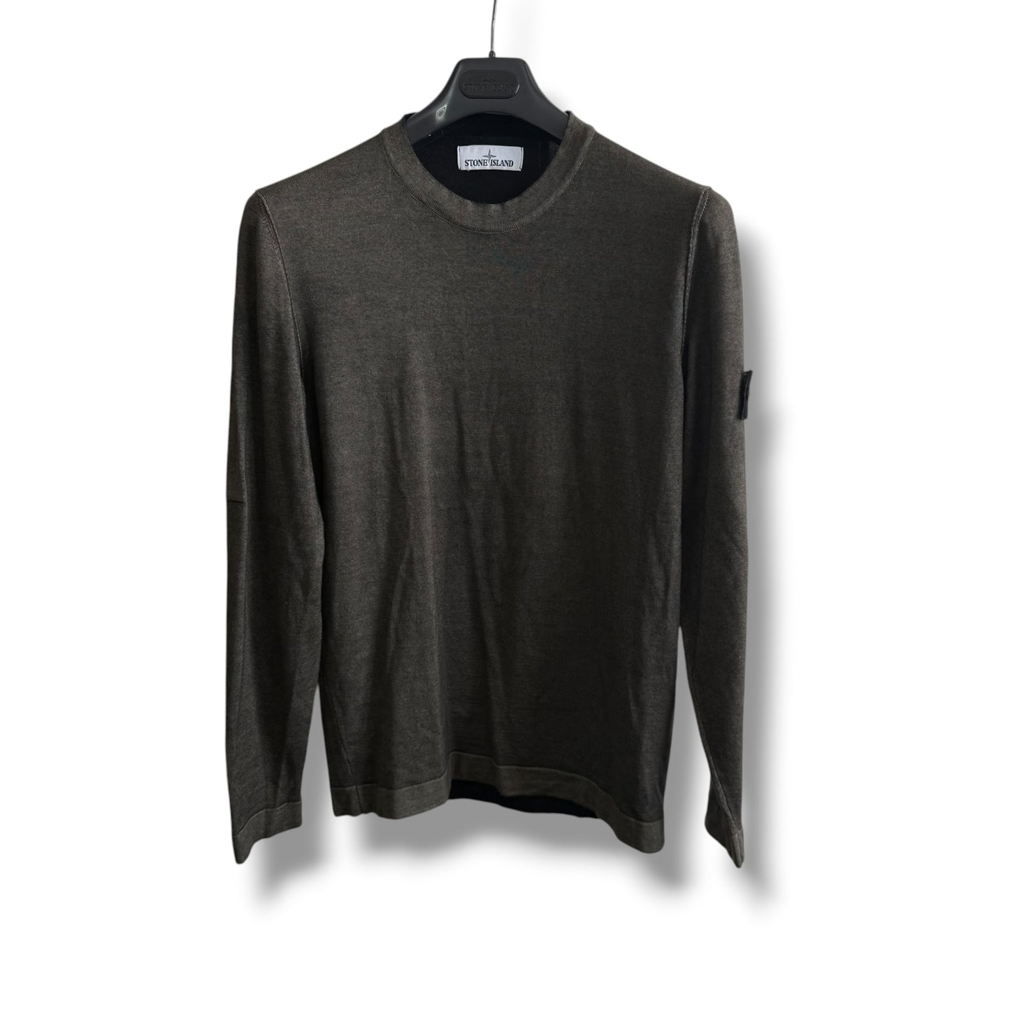 Stone Island Fast Dry + Air Brush Knitted Jumper (L, 21”)