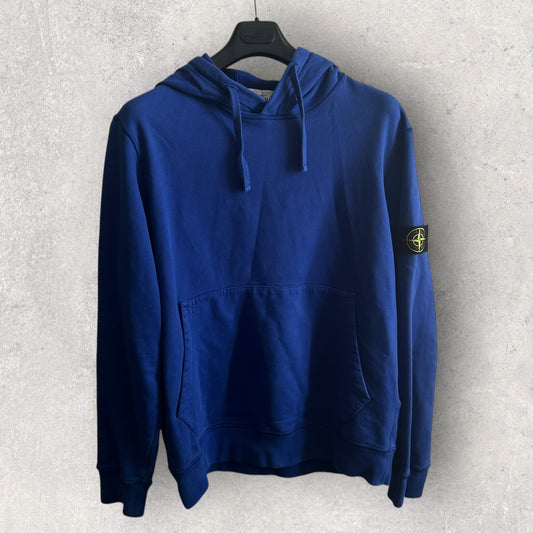 Stone Island Blue Hoodie (XL, 24.5)