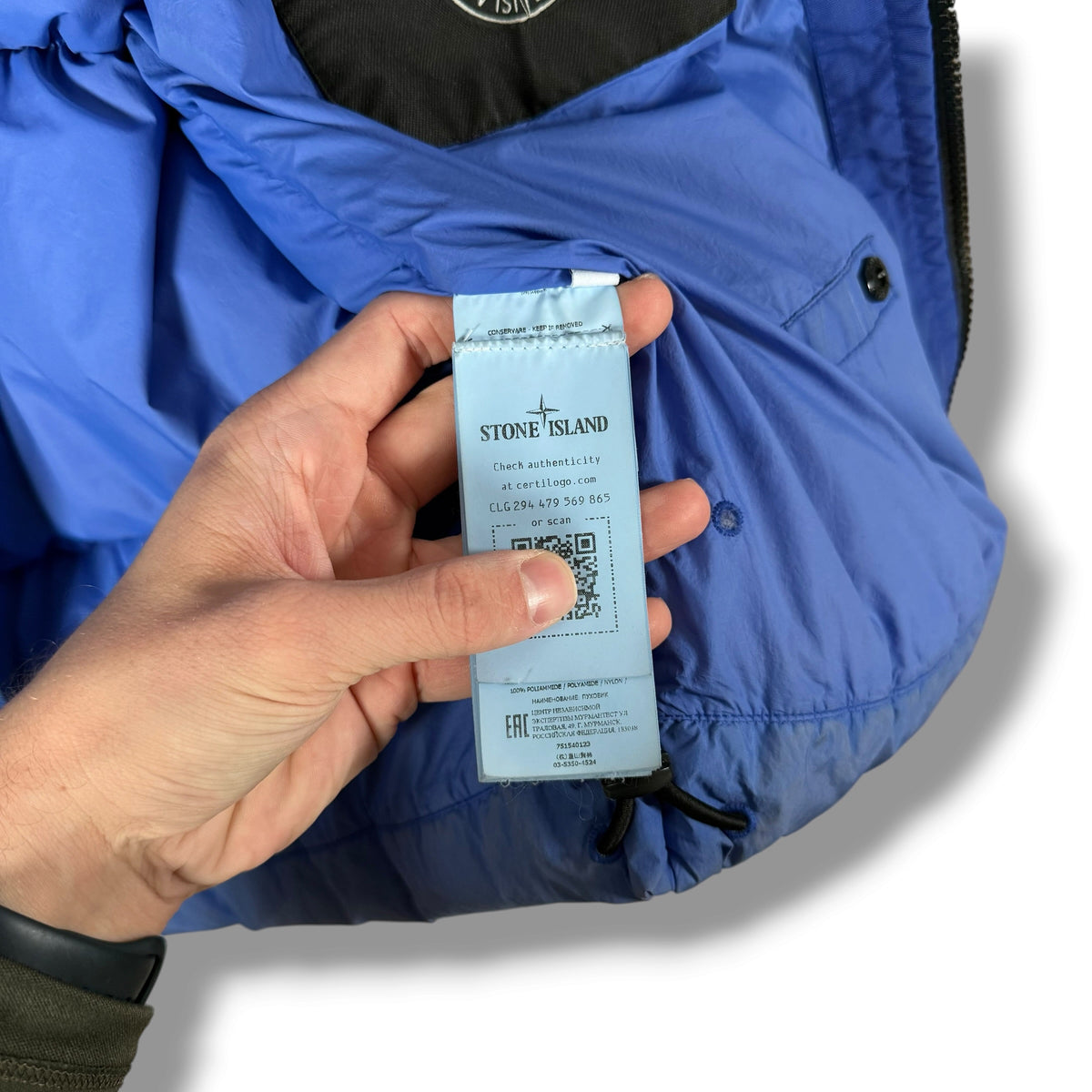 Stone Island Garment Dyed Crinkle Reps NY Down (M, 23”)