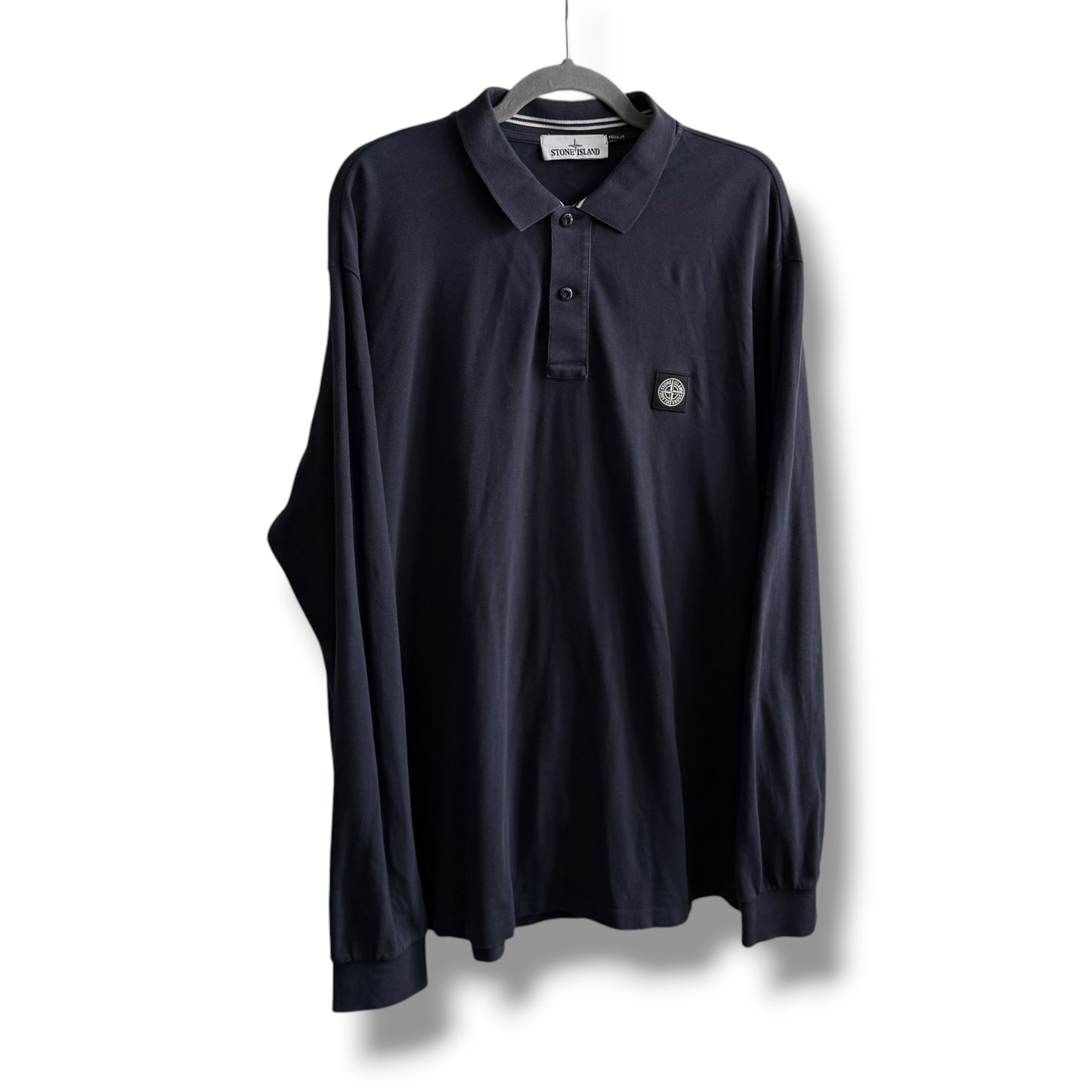 Stone Island Long Sleeve Polo (3XL, 26”)