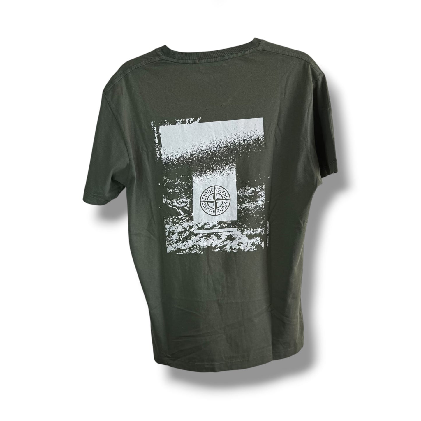 Stone Island Graphic T-shirt (L, 21”)